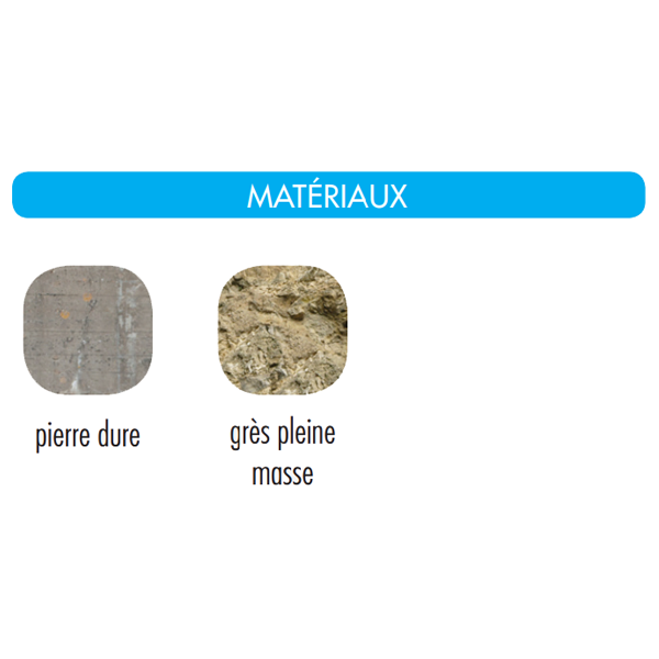 Disque diamant lisse pour matériaux très durs Ø125 mm Alésage 22,23 mm - Diam Industries