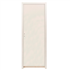 Bloc-porte âme pleine prépeint chant droit - Huisserie 88/56 et joint confort - serrure PDDT - Chauvat Portes - 204 CM x 93 CM - Poussant droit