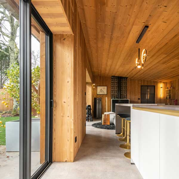 Bardage bois brûlé pour murs intérieurs et extérieurs - 186 MM x 20,00 MM - 4,15 M - Drift