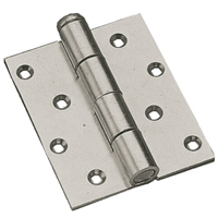 Charnière fixation sur plat acier zingué Mantion 1514P pour porte coulissante de garage - 120x100mm