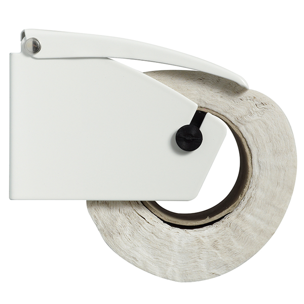 Distributeur de papier hygiénique pour rouleau standard - Blanka Rossignol - Acier - Blanc