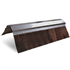 Closoir de faitage rigide ventilé galvanisé plomb ELOS - 140 MMx2 M -