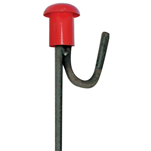 Embout de sécurité rouge pour diamètre 35 mm Sac de 25