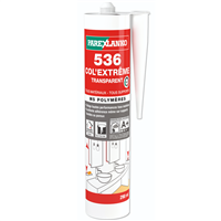Mastic colle MS polymère 536 Col'extrême collage et calfeutrage Transparent 290 ml