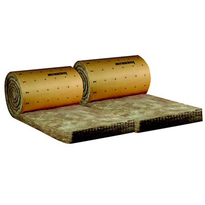 Rouleau laine de verre pour combles perdus - TI 212 revêtu kraft - R=6,00 m².K/W - 4,00 M x 0,60 M - ép.240 MM