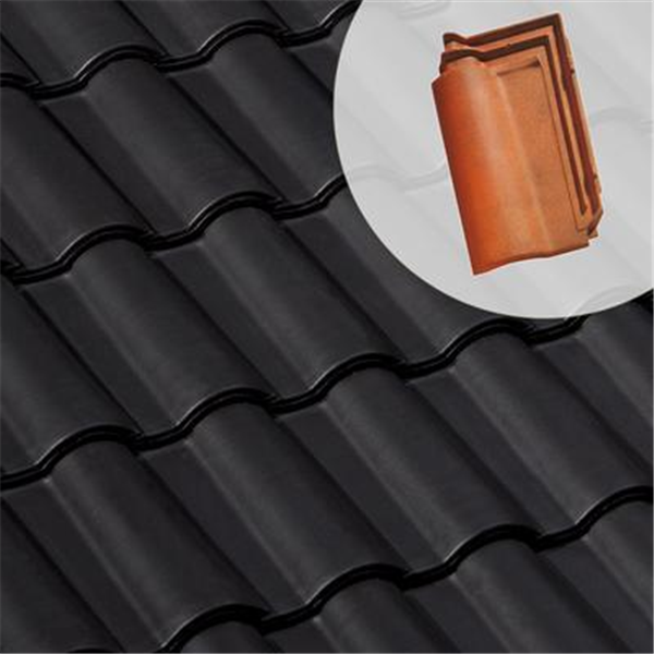 Tuile en terre cuite Gallo Romane (GL601) Monier - Noir