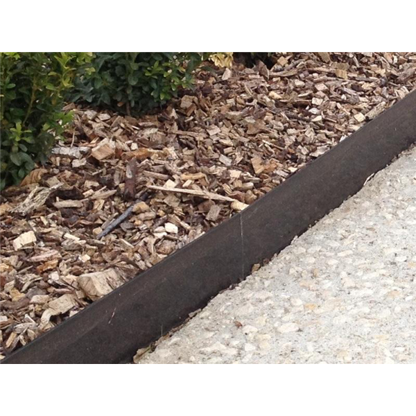 Bordure en alu - Marron - 100 mm x 2,30 ml