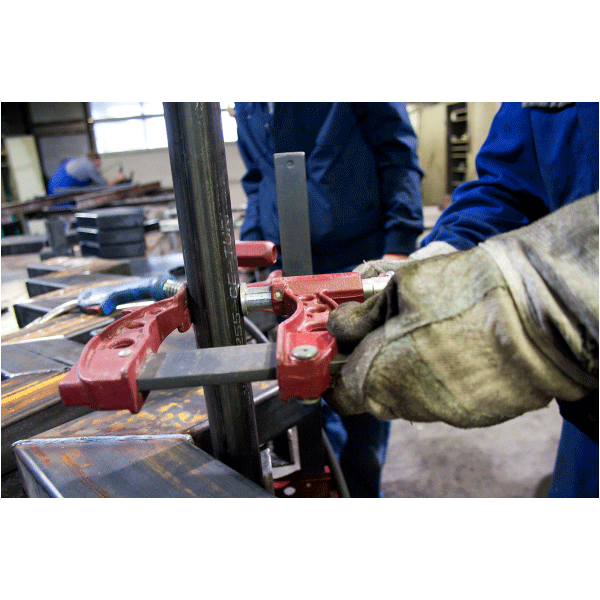 Serre-joint Piher Maxipress modèle F - Force de serrage 900 kg - Saillie 12 cm - Longueur 40 cm