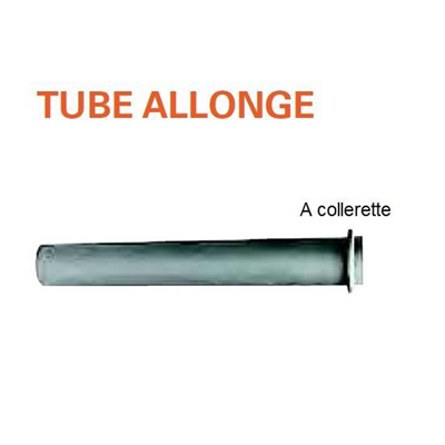 TUBE ALLONGE FONTE A COLLERETTE 1M