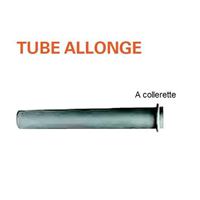 TUBE ALLONGE FONTE A COLLERETTE 1M