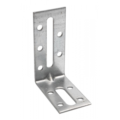 Équerre de fixation avec renfort EFIXR 100X55X30 mm épaisseur 2.5 mm
