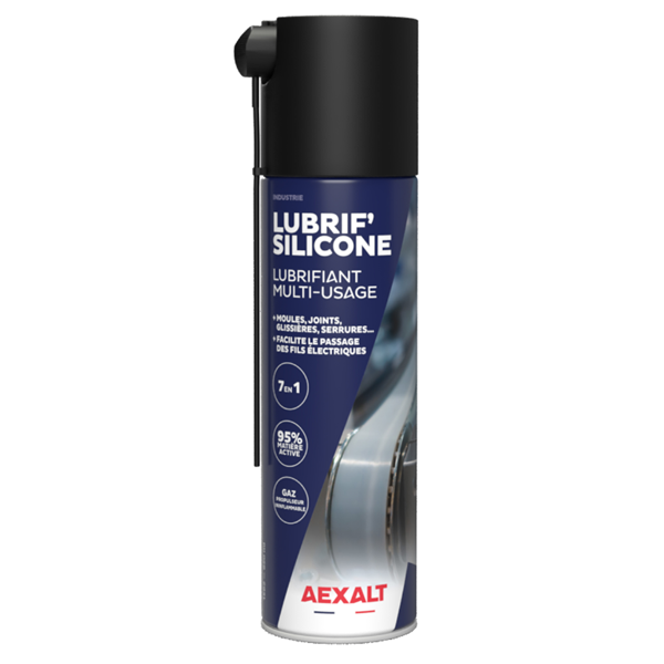 Lubrifiant silicone multi-usages - Lubrif'Silicone Aexalt - Aérosol de 400 ml