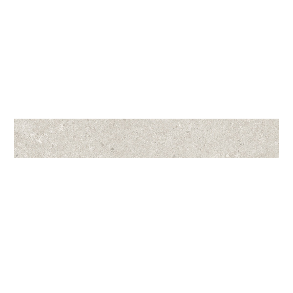 Plinthe en grès émaillé effet pierre Edilis Evora - 45,0 CM x 8,0 CM - ép. 8,5 MM - Gris
