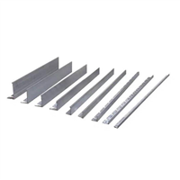 Bordure en alu profilé en L - 100 mm x 70 mm x 2,30 ml