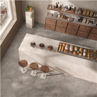 Carrelage sol intérieur antidérapant effet pierre en grès cérame rectifié - Geostone GRIP - 30,0 CM x 60,0 CM - ép. 9,00 MM - Grigio