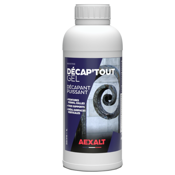Décapant peinture colle vernis et lasure - Décap'Tout Gel Aexalt - bidon de 1 litre