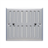 Grille d'aération réglable d'intérieur - 190 x 168 mm - Aluminium anodisé - Autogyre