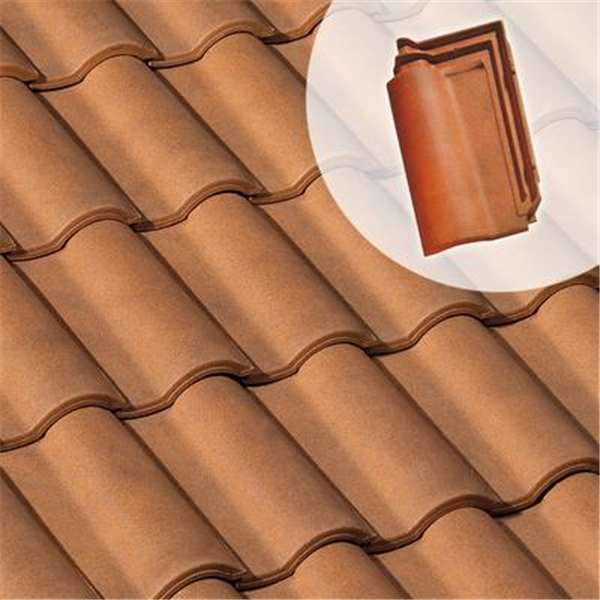 Tuile en terre cuite Gallo Romane (GL601) Monier - Brun vieilli