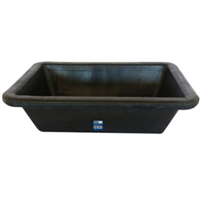 Auge de maçon Obra en caoutchouc rectangulaire 30 L