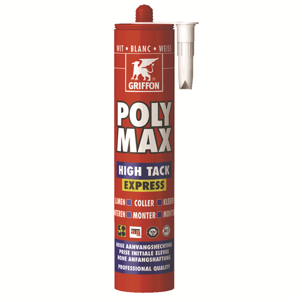 POLY MAX HIGH TACK EXPRESS BLANC ÉCO POCHE 600 ML/900 G