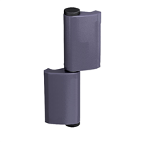 Paumelle déportée à souder Mantion 1514GJSOR - hauteur réglable - ouverture à droite - axe Ø 14 mm