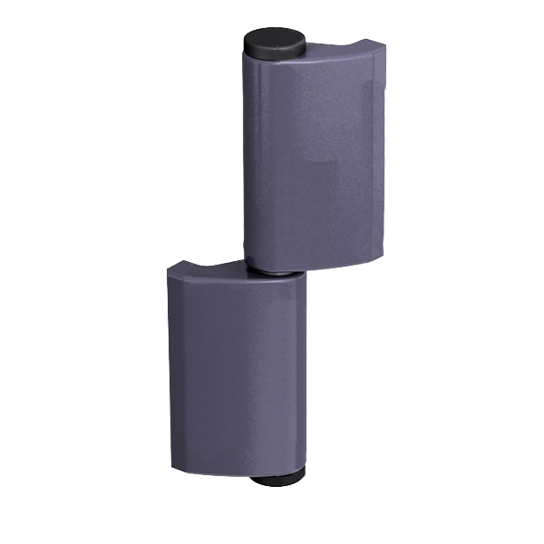 Paumelle déportée à souder Mantion 1514GJSOR - hauteur réglable - ouverture à droite - axe Ø 14 mm