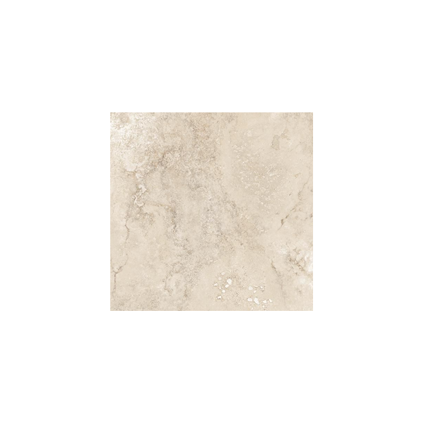 Carrelage intérieur grès cérame émaillé rectifié effet pierre Tradition - 30,0 cm x 30,0 cm - coloris Travertin beige