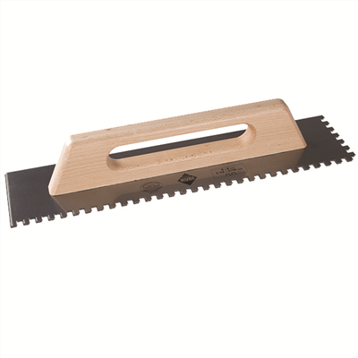 Peigne en acier avec poignée en bois - Rubi - 48 cm - denture 8 x 8 mm