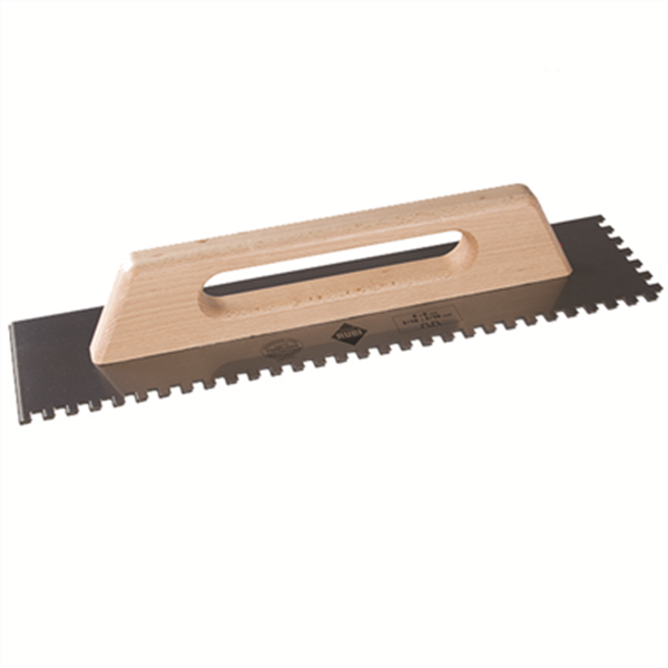 Peigne en acier avec poignée en bois - Rubi - 48 cm - denture 8 x 8 mm