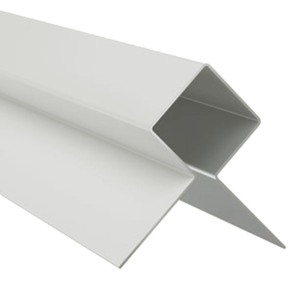 Profilé d'angle extérieur MetalTrim pour bardage Hardie Plank - aluminium laqué Brume du matin - longueur 3 M