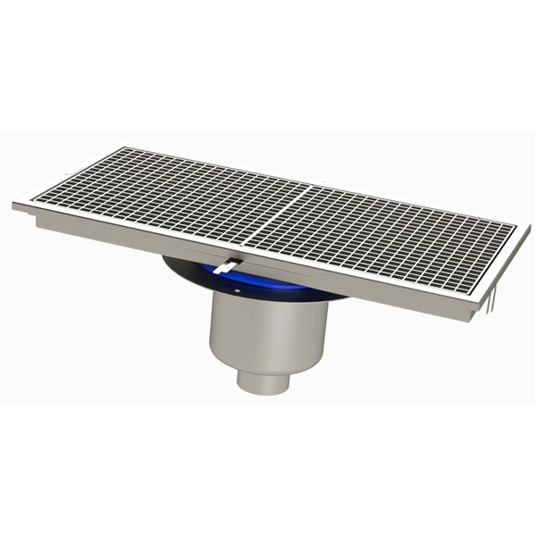 CANIVEAU TELESCOPIQUE 400X800 INOX RVT4.8