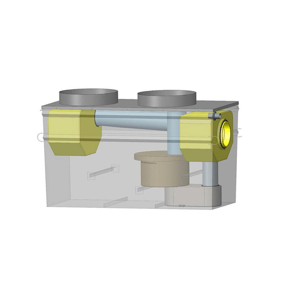 SEPARATEUR HYDRO AVEC DEBOURBEUR ET BY-PASS TN50 CLASSE 1