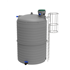 VERTIC'EAU PLUVIALE PE - 15 000 L (Echelle non incluse)
