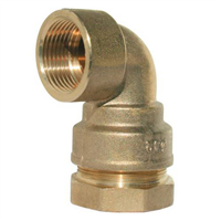 Raccord laiton coudé SUMO pour tube PE Ø25 mm - Femelle 3/4