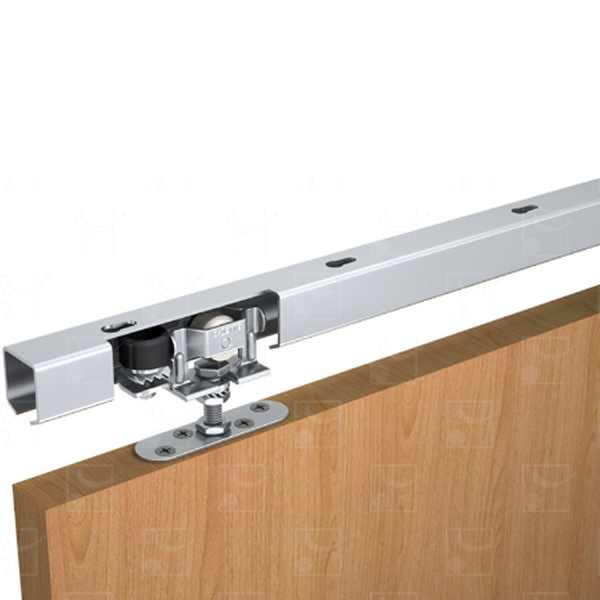 Ensemble pour porte coulissante droite de 40 kg - Cadett185-1 Mantion - avec rail 1.85 m