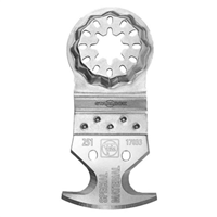 Lame multi-usages pour outil oscillant - Starlock - 3 surfaces de coupe - Matériaux spéciaux