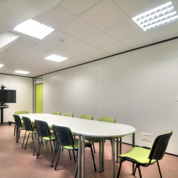 Couvre-joint plat à clipser KTY 60CJP pour cloison intérieure - aluminium coloris Blanc - longueur 2,70 M