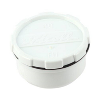 Tampon de visite Nicoll FHB avec bouchon - à coller - mâle / femelle - PVC blanc - diamètre 40 mm