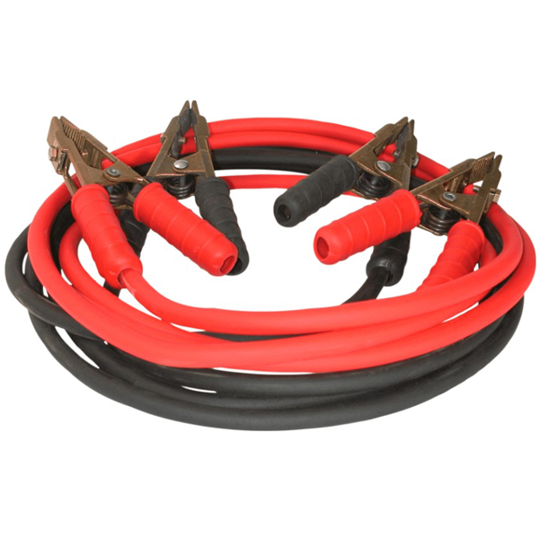 Jeu de câbles de démarrage professionnels Lacmé 500 A section 25 mm² longueur 3 m