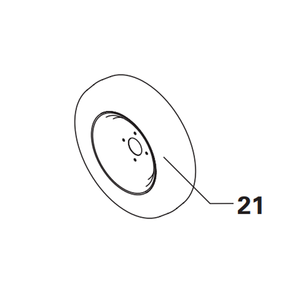 Roue crantée complète de remplacement pour bétonnière Obra de 360 litres