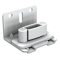 Guide réglable en plastique blanc