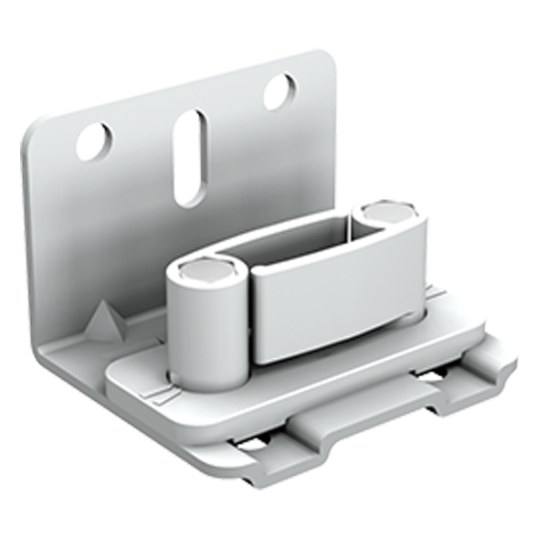 Guide réglable en plastique blanc