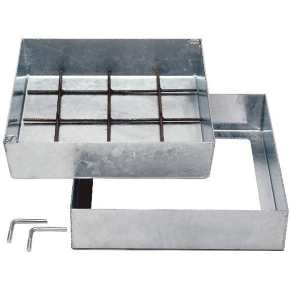 REGARD MIM GALVANISE 500X500 A PAVER TSGP50.100