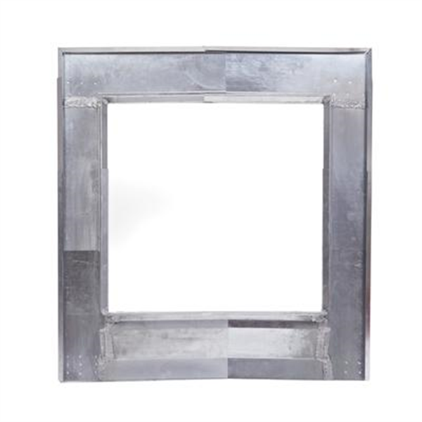 Abergement réglable en zinc pour entourage de boisseaux - Petit format