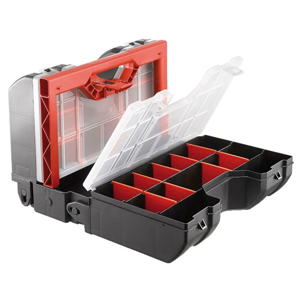 Boîte de rangement d'outils en plastique, Organisateur d'outils