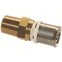 MALE FIXE A SERTIR 1"1/4 - 40 LAITON POUR SSYTEME MULTICOUCHES *867.40.765*