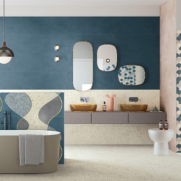 Carrelage en grès cérame Party - Sol et mur intérieur - Chromatica - 100 x 40 cm - ép. 7 mm