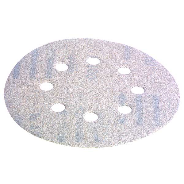 Disque abrasif auto-agrippant multi-matériaux Makita P-33364 Ø125mm - 8 trous - grain 80 - lot de 10