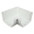 Angle intérieur à 90° Nicoll AEC38 à coller pour gouttière Ovation LG38 - Techtan Blanc