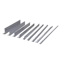 Bordure en alu profilé en L - 100 mm x 70 mm x 2,30 ml